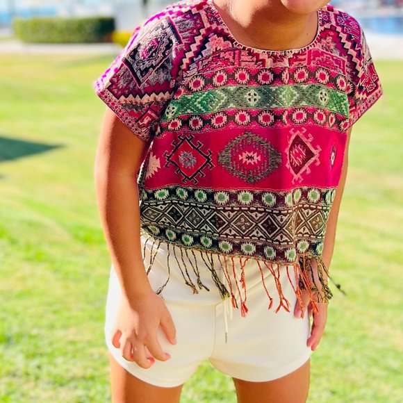 Tops - Mexican Crop Top
